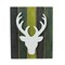Northlight 13" Wood Deer on Green Washed Pallet Inspired Frame Christmas Wall Hanging